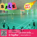 Indoor pvc badminton flooring prices used pvc floor court for sale